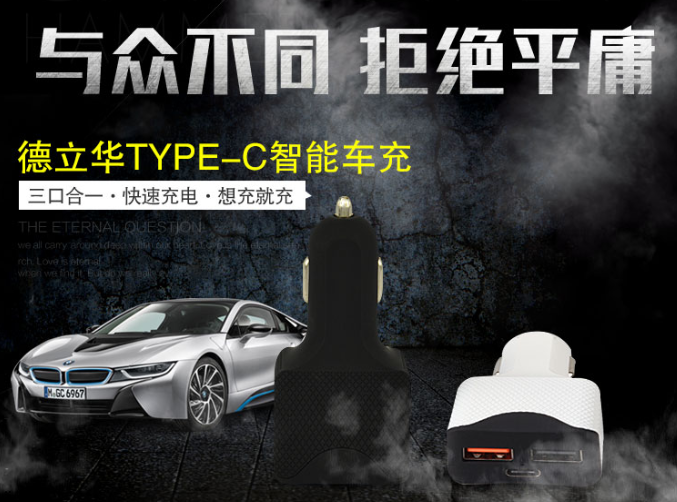 德立華TYPE-C車(chē)充